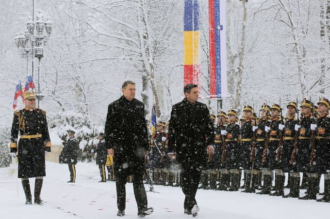Predsednik Pahor na uradnem obisku v Romuniji